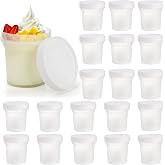 thumbnail image 2 of 4 Pack Ice Cream Container Set (1 Quart Each) - Reusable Ice Cream Freezer Storage Tubs With Silicone Lids And An Ice Cream Scoop For Homemade Ice Cream, Sorbet And Gelato 2 of 14