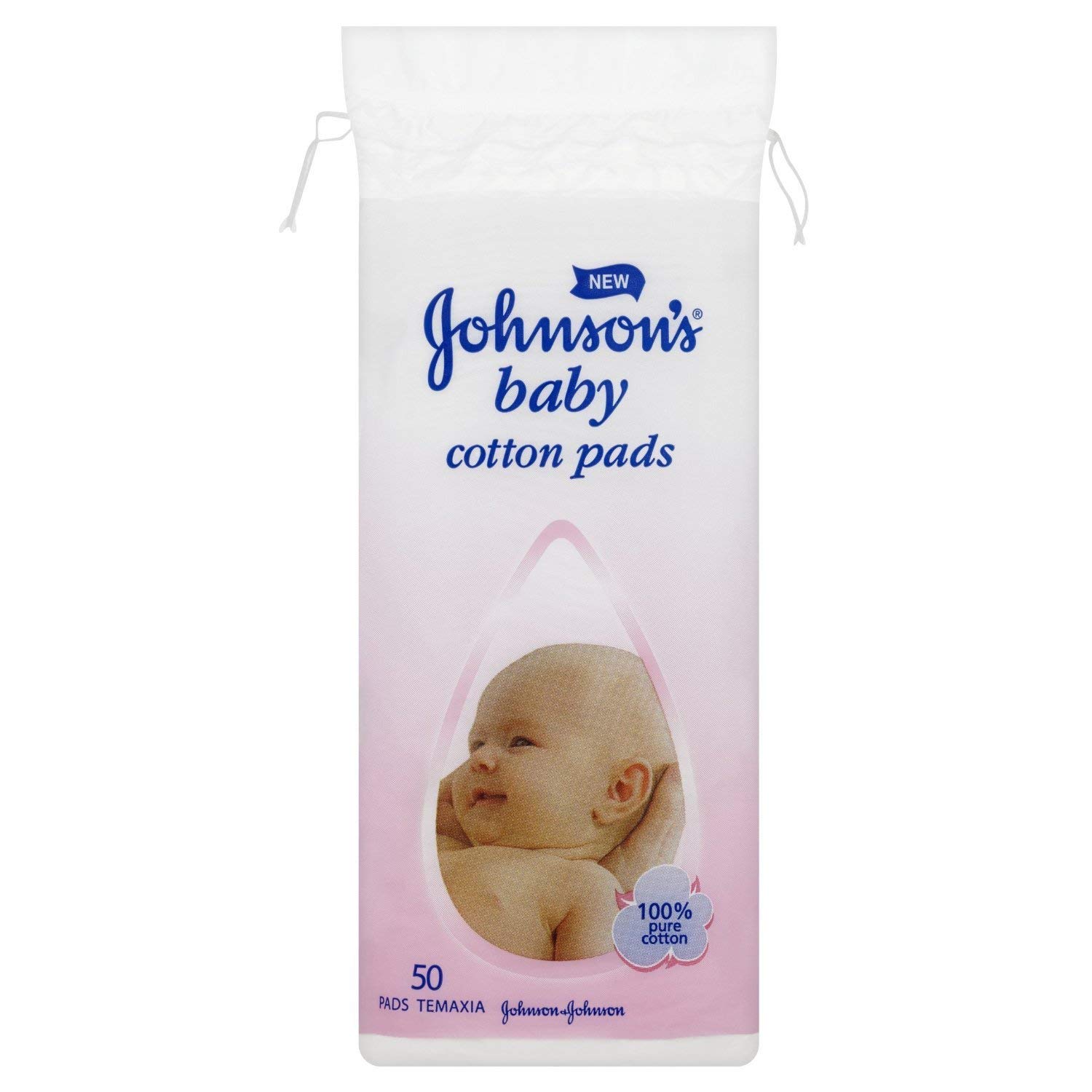 Johnsons - Johnsons Baby Cotton Pads - 50 Pieces