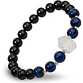 Conscious Items Protection Bracelets for Women & Men, Healing Crystal Bracelet with Natural Stones for Energy Shielding, Grounding, Stress, & Negative Energy Protection