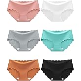 Adorel Teen Girls Seamless Underwear No Show Panties Tagless Pack of 6