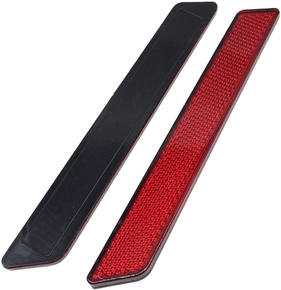 Saddlebag Latch Guard Reflector Side Visibility Orange for Harley