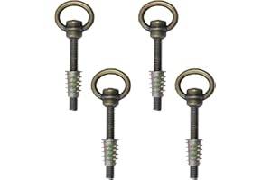 MY MIRONEY 4PCS CY85 Antique Bronze Mirror Screws, Cheval Mirror Mount Sets for Swivel Mirror, Cabinet, Dresser