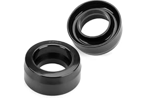 KSP PERFORMANCE KSP 3inch Level kit for Dodge Ram 1500 2WD 1994-2018, 3" Front Coil Spring Spacers Compatible with Ram 2500 3500 2WD 1994-2011, PU Suspension Leveling Lift Kits Raise 3in on Dodge Ram (2pcs Black)