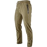 KELOIFUT Men's Athletic Hiking Pants Lightweight Quick Dry Travel Fishing Joggers Running Workout Active Track Pants