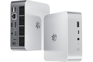 Beelink SER8 Mini PC, AMD Ryzen7 8745HS up to 4.9GHz(8C/16T),Mini Computer 32GB DDR5 RAM/1TB PCIe4.0 SSD/AMD Radeon 780M 12core 2600MHz Support 4K Triple Display/WiFi 6/BT5.2/2.5G LAN/HDMI+DP/USB4