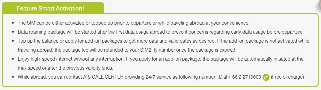 ais sim2fly 6 gb 10 days singapore south korea malaysia india burma cambodia philippines laos taiwan hk macau japan china
