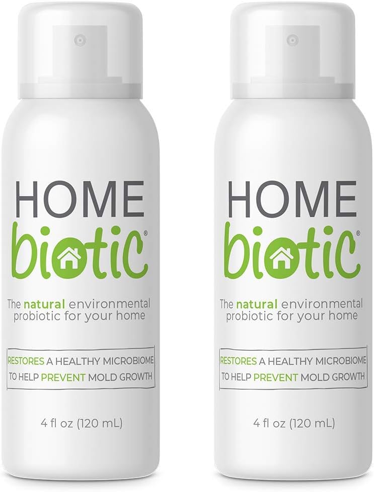 2 Pack Homebiotic All Natural Home Probiotic Spray Cleanser Eliminates and Protects Against Germs, Sanitizes and Removes Bad Odors, Kids and Pet Safe, Non GMO, 120ml