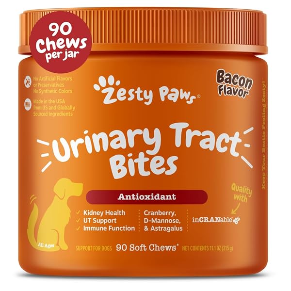 ZESTY PAWS CRANBERRY SUPPLEMENT FOR DOGS – BLADDER...