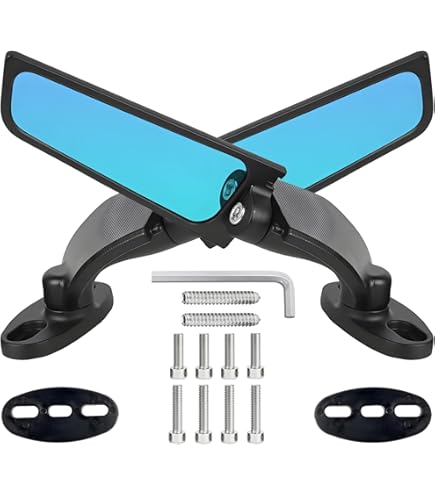 Amazon.com: XMT-MOTO Rear View Side Mirrors Fit for kawasaki Ninja