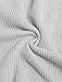 Allegra K Lady Dolman Sleeve Pullover Button Decor Tunic Knit Shirt M Light Grey