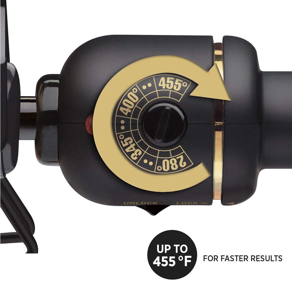 hot tools black gold marcel curling iron
