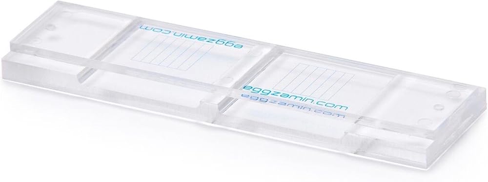 Eggzamin McMaster Method Microscope Slide Fecal Egg Count for Parasites