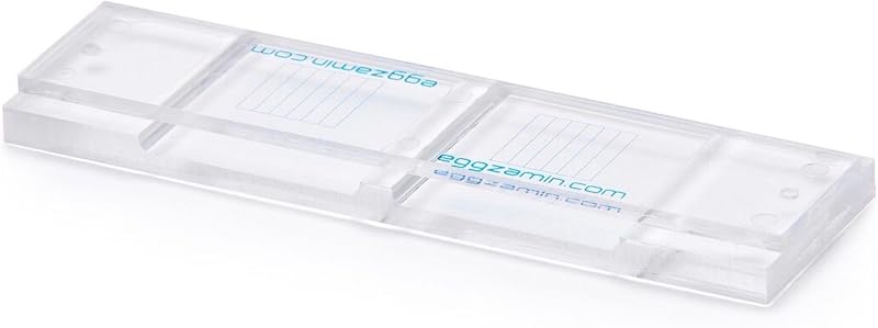 Eggzamin McMaster Method Microscope Slide Fecal Egg Count for Parasites