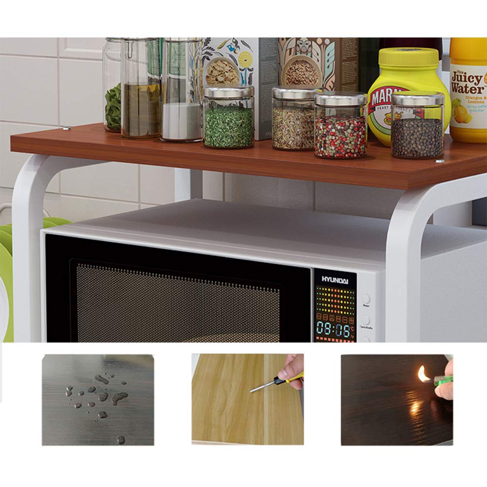 ZXCC Cocinas Estantería Microondas Y Horno, Multiuso Estantería ...