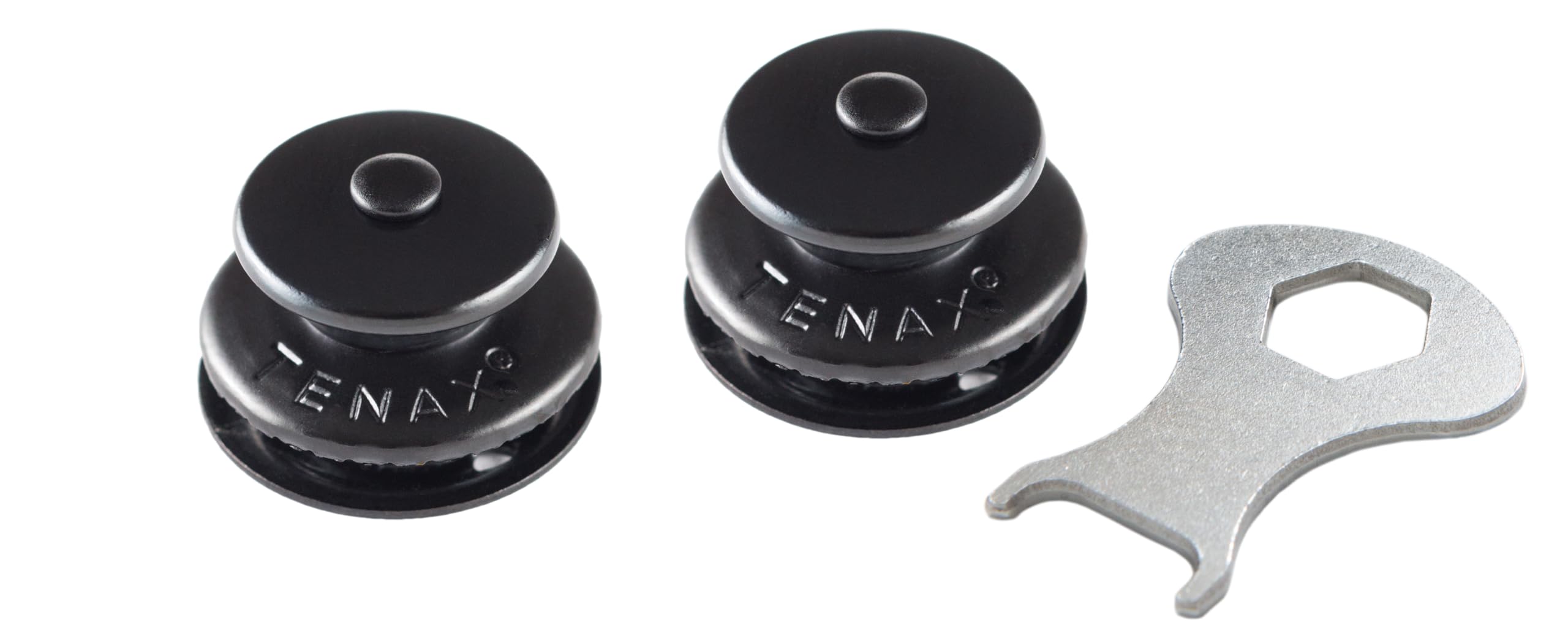 Tenax Button Black 1 Top + 1 Tenax Key