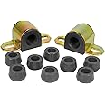 Prothane 1-1101-BL Black Front 15/16" Front Sway Bar Bushing Kit for Jeep CJ5 and CJ7