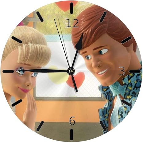 Amazon Co Jp トイストーリーキャラクター2 掛け時計 円形 シンプル 静音 おしゃれ 高級感 フレームなし インテリア 壁掛け時計 置き時計 Home Kitchen