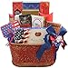 America The Beautiful Patriotic Gourmet Food and Snacks Gift Basket