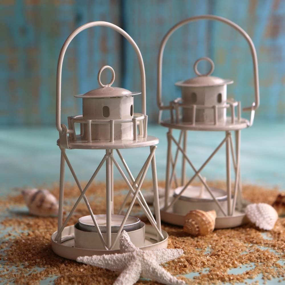 By the Sea Lighthouse Tea Light Holder: Home & Kitchen