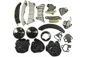 AUTO PARTS PRODIGY 3.6L Timing Chain Kit Guide Tensioner Sprocket Cadillac CTS SRX STS GMC Acadia Chevy Equinox Malibu Traverse Buick Enclave Timing Chain Set 2.8L 3.0L 3.6L DOHC 24V Replace# 9-0753S replacement parts