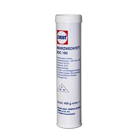 OEST 1x Mehrzweckfett 400gr. Fettkartusche Kartusche Fettpatrone Lithium Fett