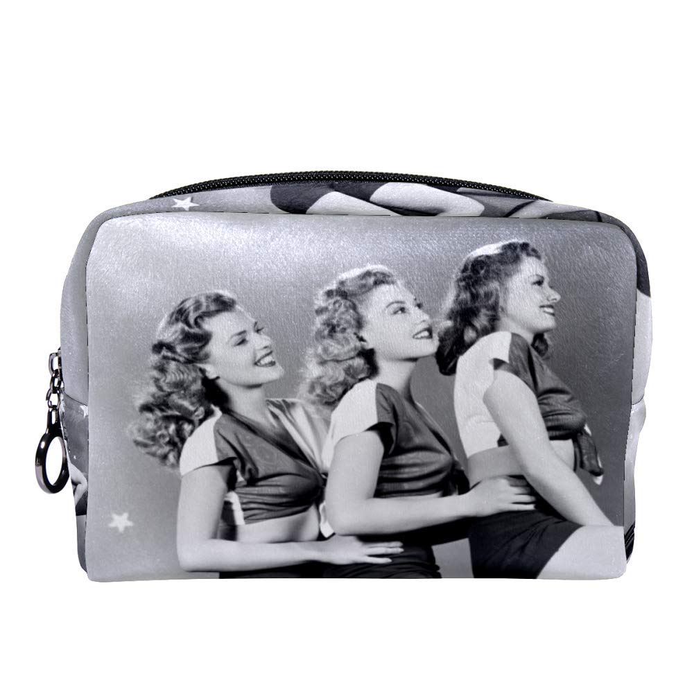 imobaby Marilyn Monroe Sitting On A Rocket Large Makeup Bag Toiletry Bag Travel Cosmetic Bag Portable Makeup Pouch for Women Girls