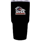 R and R Imports UTSA Road Runners 24 oz oz Black Insulated Stainless Steel Tumbler Officially Licensed Collegiate Product