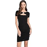 Guess Womens Eco Short Sleeve Boat Neck Milena Mini Dress