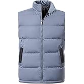 Neecan Men's Outerwear Vests Winter Warm Outdoor Padded Puffer Lightweight Vest