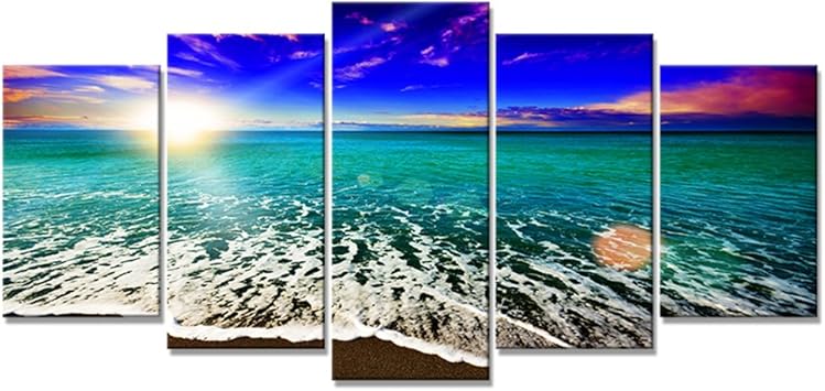 Amazon Co Jp Arter アートパネル インテリア絵画 海 アートフレームポスター 壁掛け人気おしゃれモダンリビングルーム 新築飾り 贈り物 ホーム キッチン