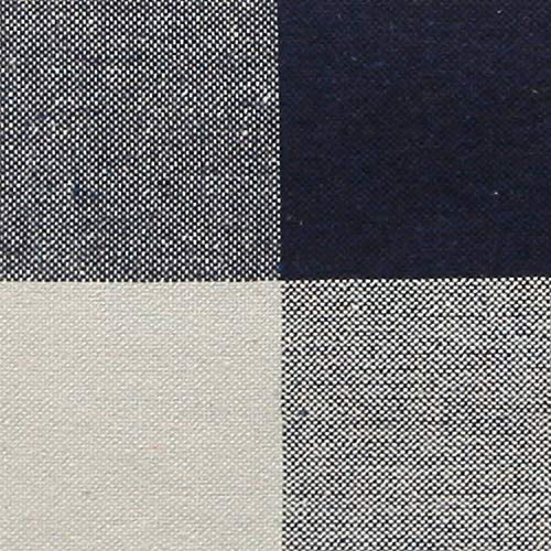 Buffalo Checked Dish Towels - Plaid Dish Cloths - Cotton Buffalo Plaid Dish Towels - Buffalo Check Tea Towel - Checkered Kitchen Towels - Navy Blue Tea Towels (Set of 3 (Navy and Cream), (28x18))