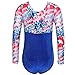 TFJH One-piece Sparkle Dancing Gymnastics Velvet Clothes for Little Girl