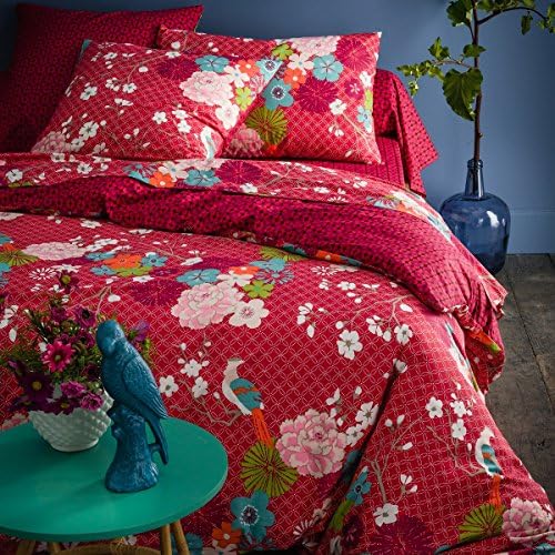 La Redoute Interieurs Red Miss China Duvet Cover Red Size Superking (260 X 240Cm)