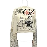 Universal Zone The Wonderful Wizard of Oz Chiffon Scarf, Light Scarf for Spring and Summer in Beige