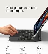 Belkin Pro iPad Keyboard Case with Magnetic Stand Backlit Keyboard for iPad Air view 3