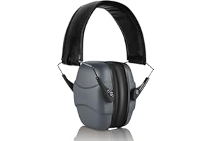 ucho 34dB Slim Noise Shooting Ear Protection - Special Designed Ear Muffs Lighter Weight & Maximum Hearing Protection