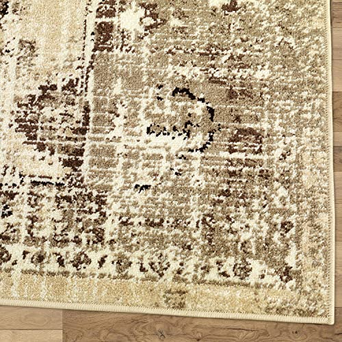 Antep Rugs Elite 8x10 Vintage Bohemian Distressed Oriental Medallion