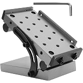 findmall Accuracy Sine Plate 6" Length x 3-1/4" Width x 1-7/8" Height | Hardened Tool Steel HRC 58-62, for Machine Shop Tool Room Inspection