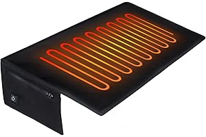 JS LifeStyle Heated Stadium Seats for Bleachers, 19in Extra Wide Portable Heated Seat Cushion for Camping Chair, Heating Seat Pad Cordless, Seat Warm for Office Chair (Power Bank Not Include)