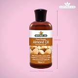 Natures Aid Sweet Almond Oil 150ml 100% Pure Vegan Skin Moisturising view 3