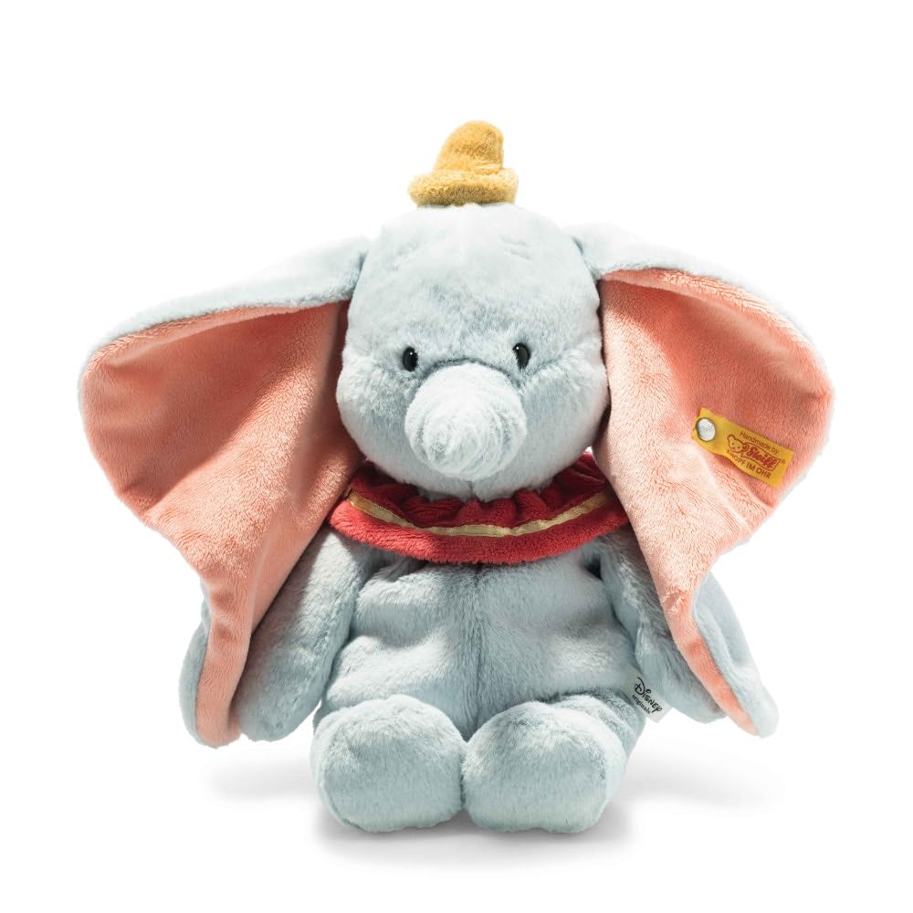 Steiff 024559 Disney Soft Cuddly Friends Dumbo, light, Lightblue