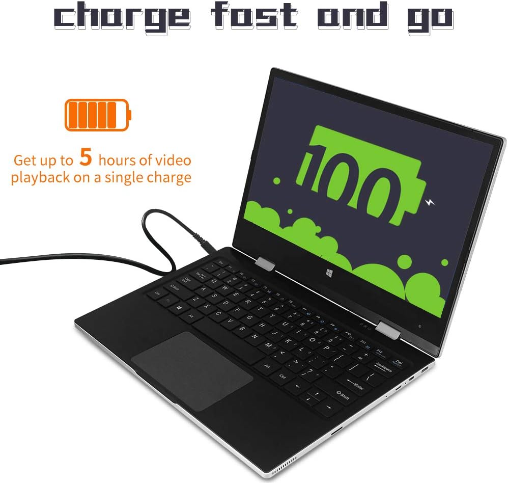 2 in 1 Laptop Jumper x1 Windows 10 Laptop FHD Touchscreen Display Laptop Computer 11.6 inch 6GB RAM 128GB ROM: Computers & Accessories