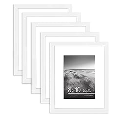Americanflat 8x10 Picture Frame Set of 5 in White