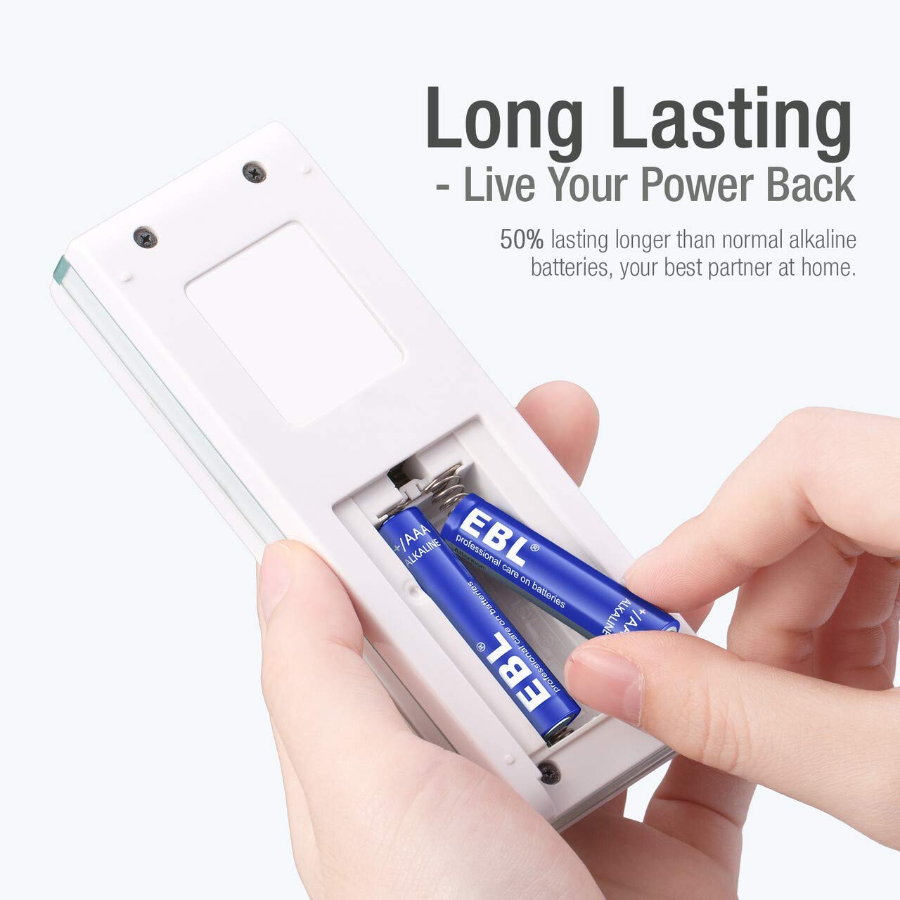 EBL Alkaline AAA Batteries (28 Count) - 1.5V Triple A Long-Lasting Alkaline Battery with 10-Year Shelf Life