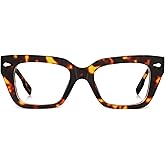 FancyFlower Cat-Eye Reading Glasses for Women&Men - Acetate Tortoise - Milano Arquati Readers FF-5750