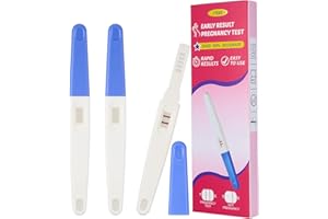 Skylety 3 Pieces Fake Pregnancy Test Prank Joke Fake Early Result Positive Pregnancy Test Kits Always Turns Positive for Prac