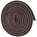 Self-Stick Heavy Duty Felt Strip Roll for Hard Surfaces (1/2" x 60"), Walnut Brown