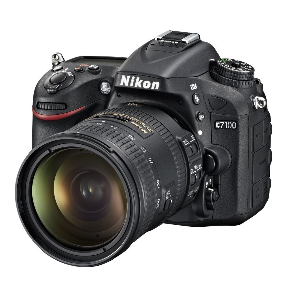 Nikon D7100 Appareil Photo Numérique Reflex 24,1 Mpix Kit Boîtier + Objectif 18-200 Vr II Noir