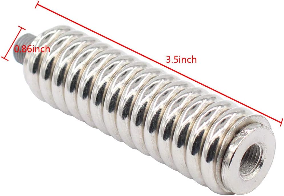 XtremeAmazing Heavy Duty SS-3H CB Antenna Spring Mount for Mobile/Vehicle CB Radio Antenna Mount 3/8-24 Inch Threads Stainless Steel Pack of 2: Home Audio & Theater