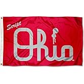OSU Buckeyes Large Script Ohio 3x5 College Flag